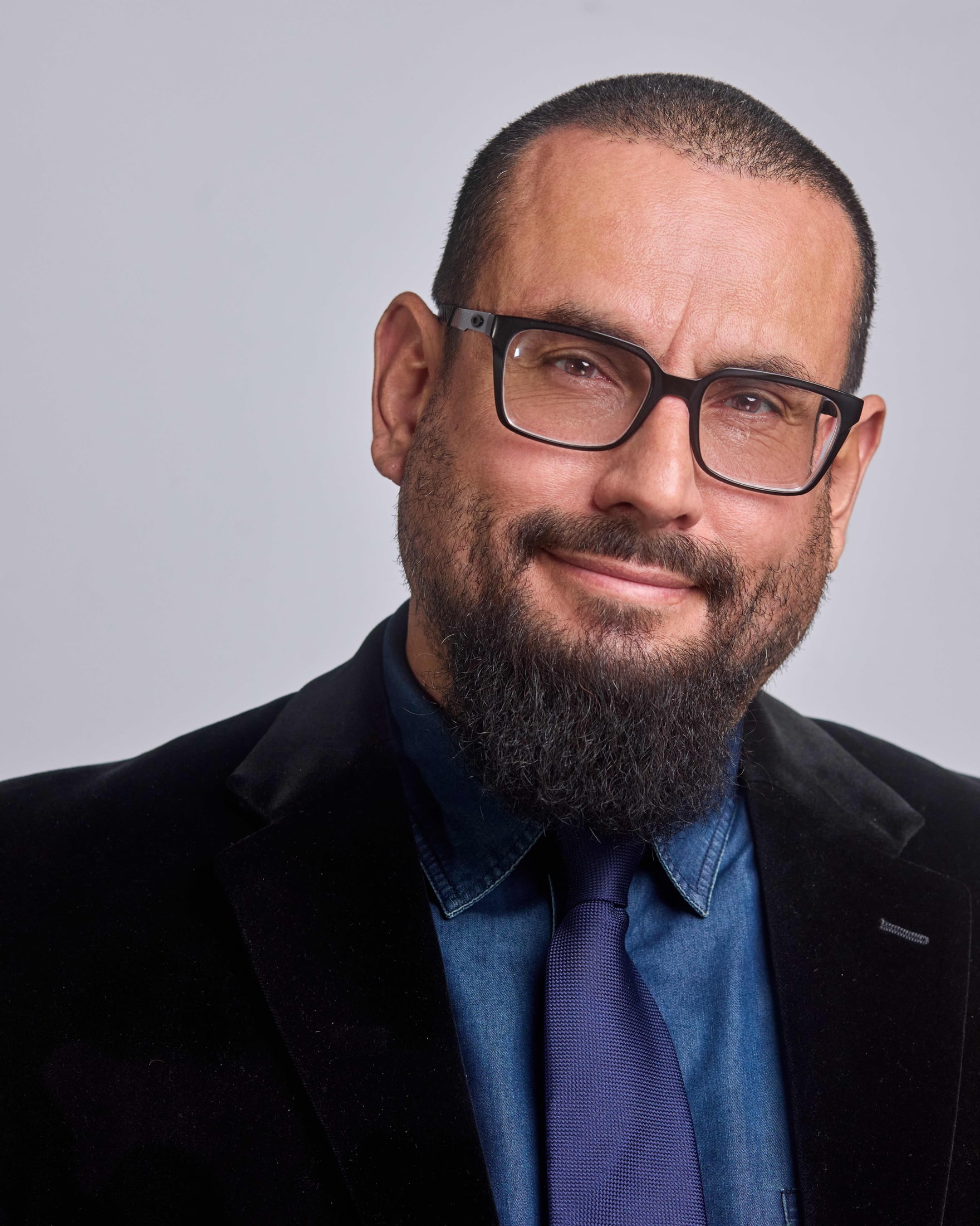 Relaxed professional headshot for a company team page